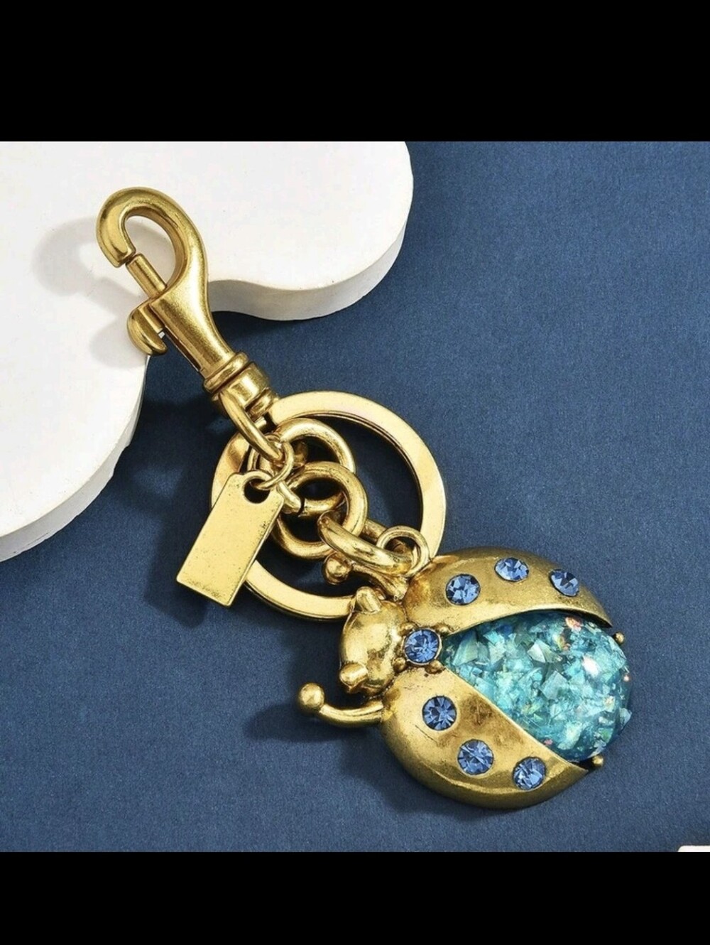 Ladybug Bag Charm/keychain NEW - Picture 2 of 11